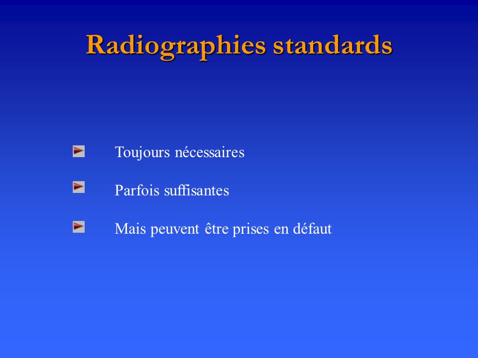 Radiographies standards