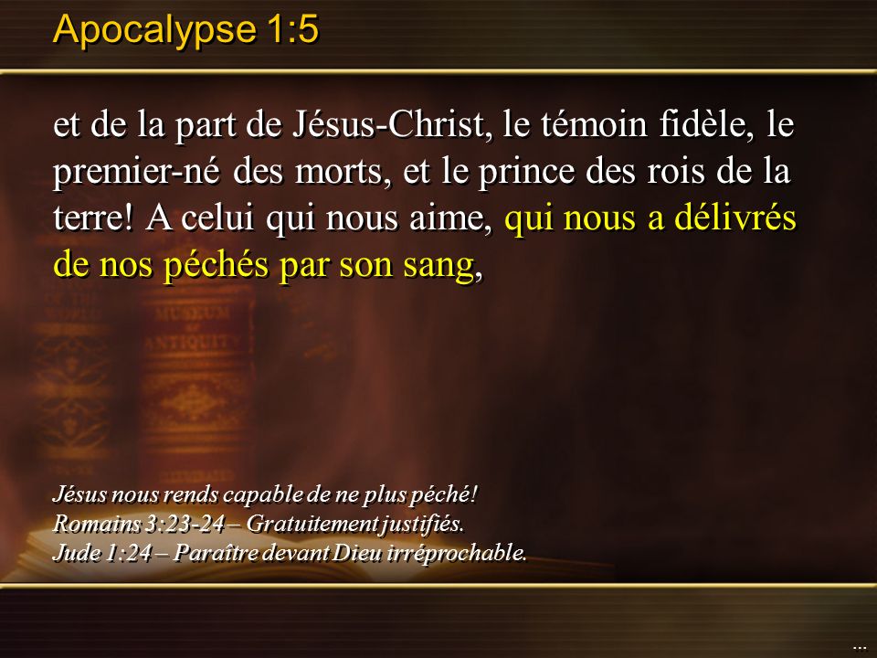 Apocalypse 1:5