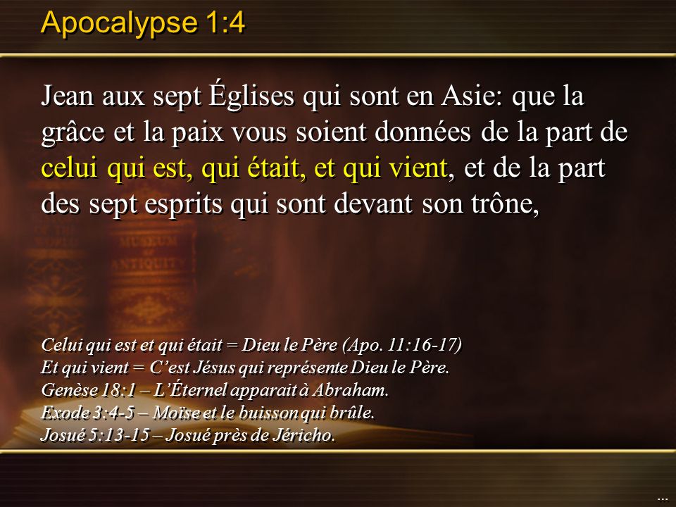 Apocalypse 1:4