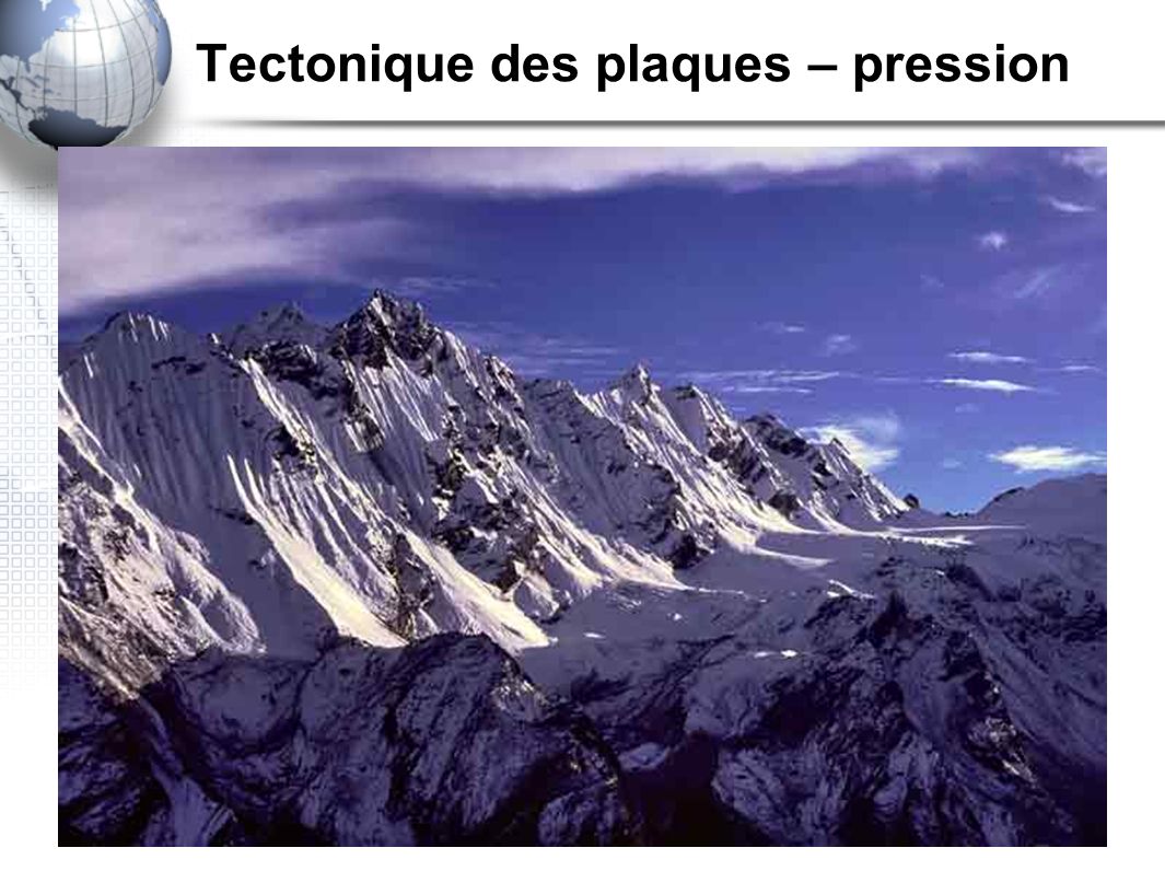 Tectonique des plaques – pression