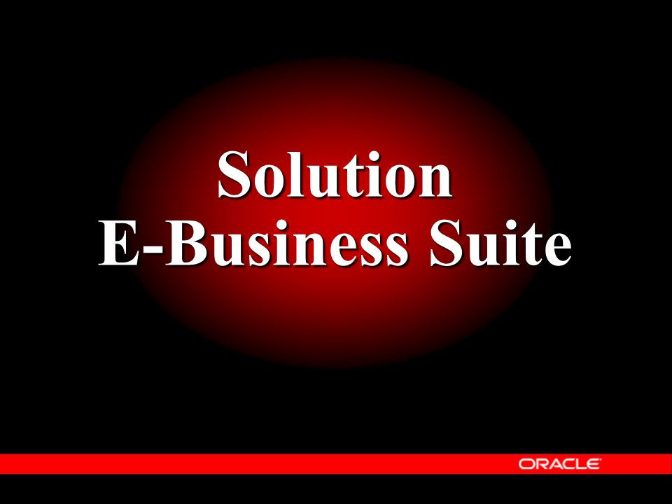 Solution E-Business Suite