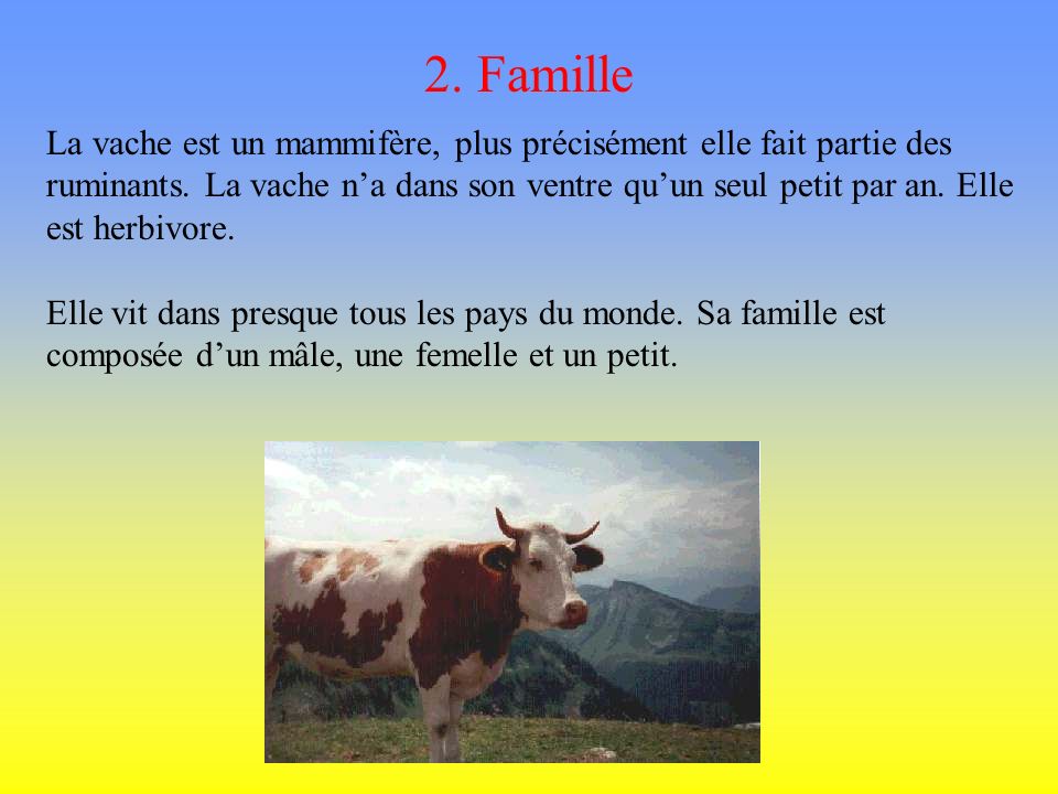 2. Famille