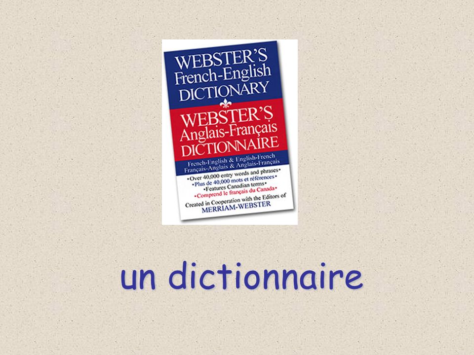 un dictionnaire