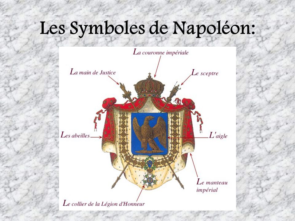 2 décembre 1805 : Napoléon triomphe au soleil d'Austerlitz Les+Symboles+de+Napol%C3%A9on%3A