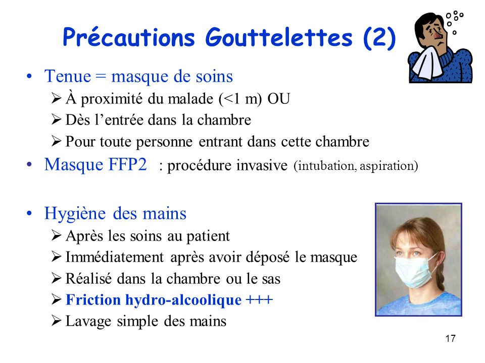 Précautions Gouttelettes (2)