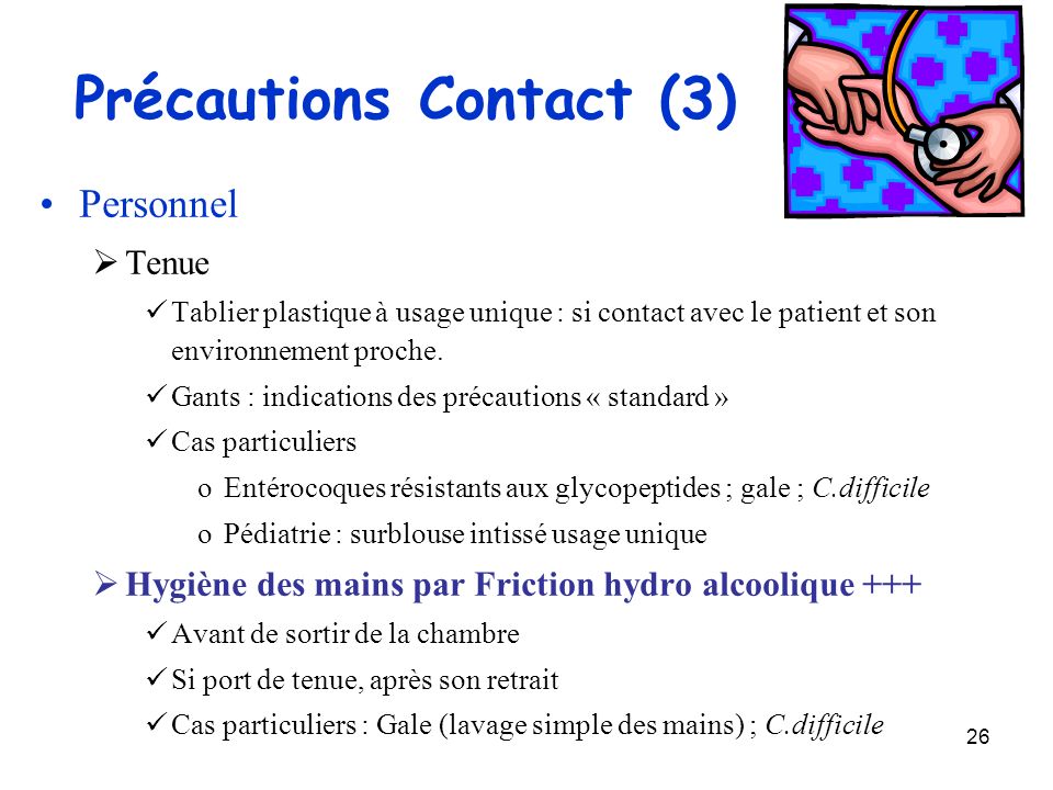 Précautions Contact (3)
