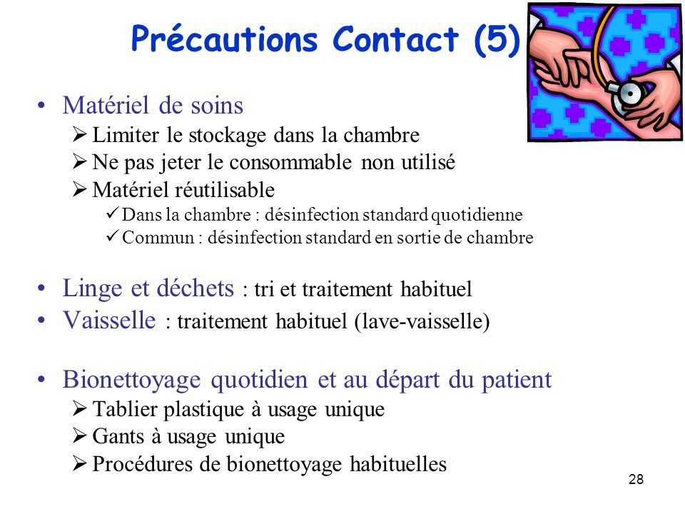 Précautions Contact (5)