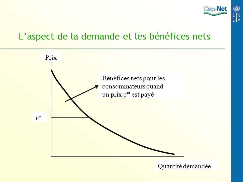 L’aspect de la demande et les bénéfices nets