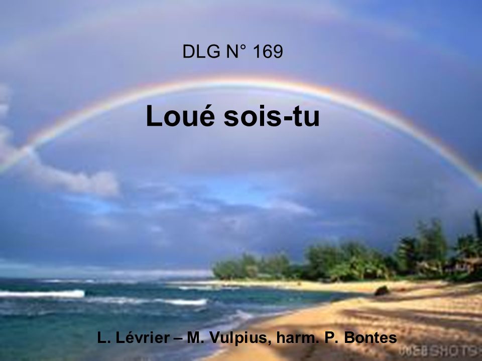 L. Lévrier – M. Vulpius, harm. P. Bontes