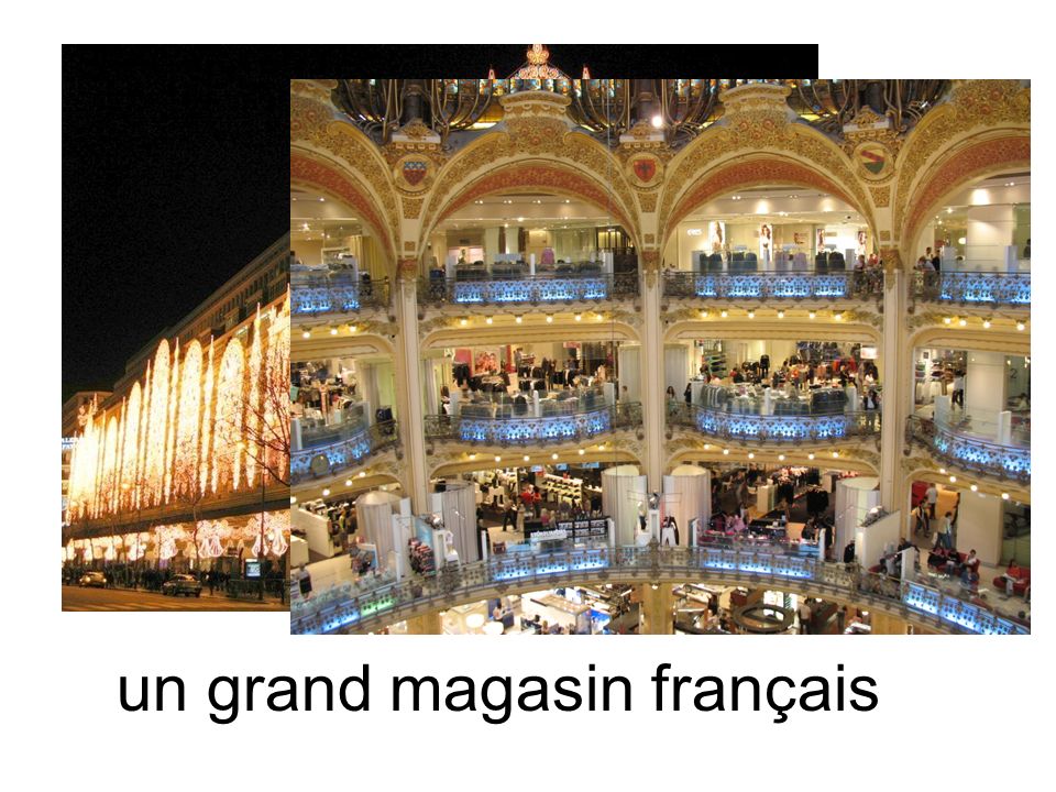 un grand magasin français