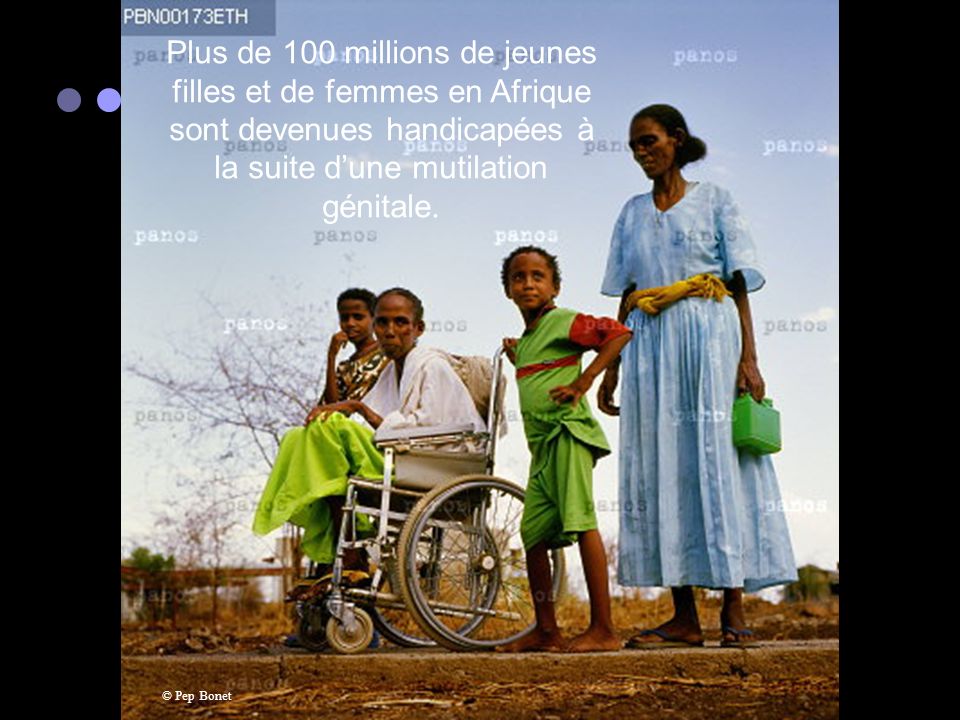 Plus de 100 millions de jeunes filles et de femmes en Afrique sont devenues handicapées à la suite d’une mutilation génitale.