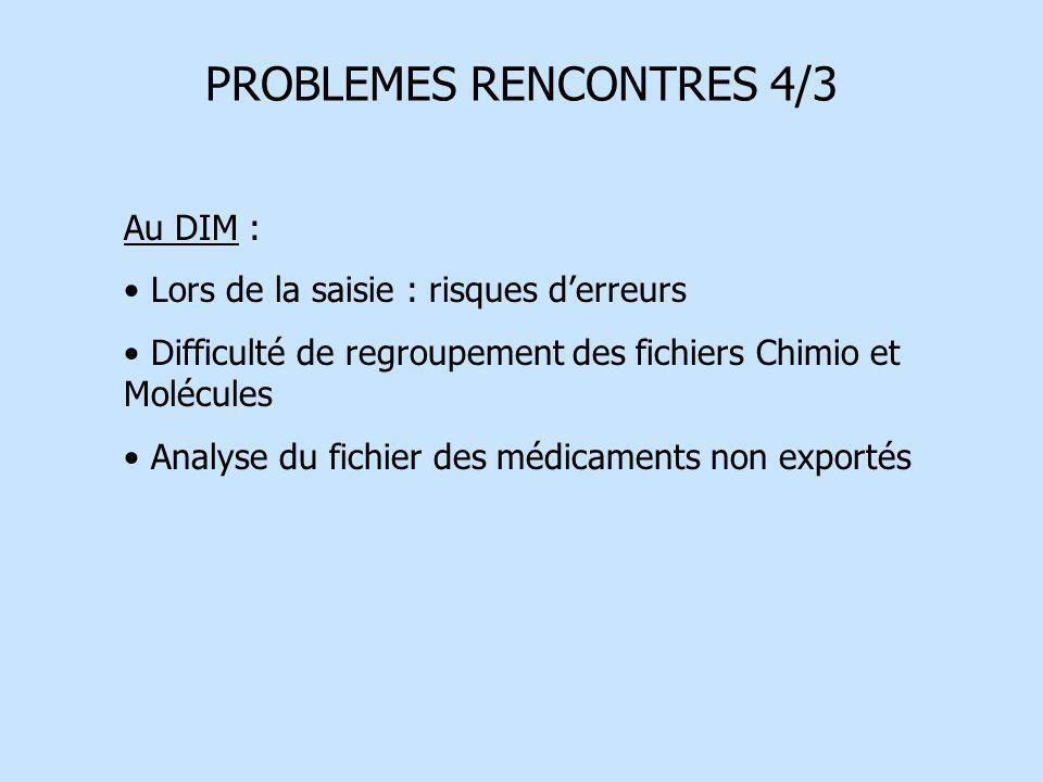 PROBLEMES RENCONTRES 4/3