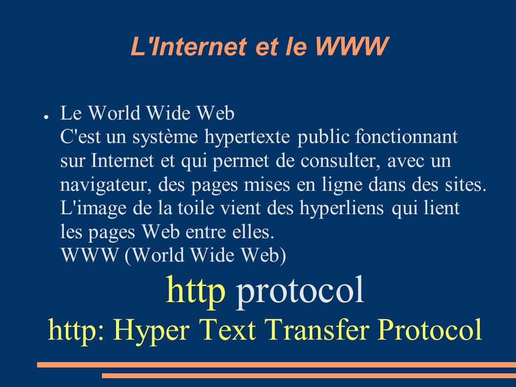http: Hyper Text Transfer Protocol