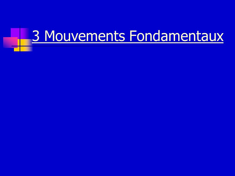 3 Mouvements Fondamentaux