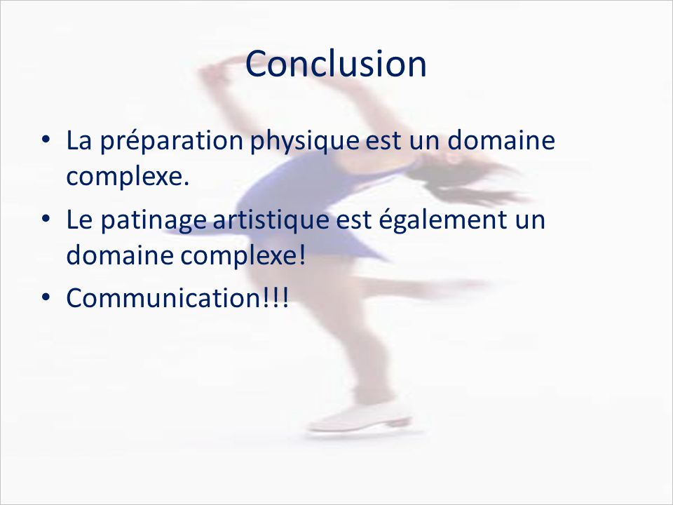 La Préparation Physique En Patinage Artistique - Ppt Video Online ...