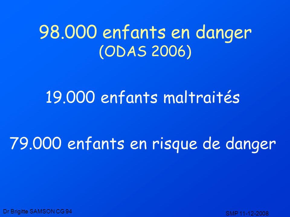enfants en danger (ODAS 2006)
