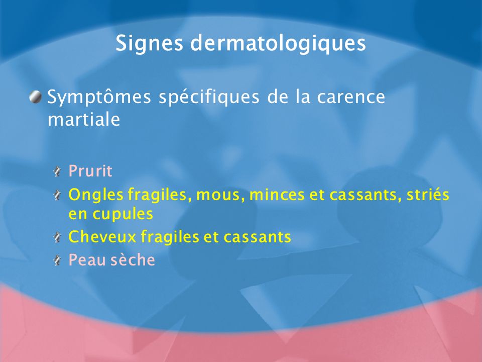 Signes dermatologiques