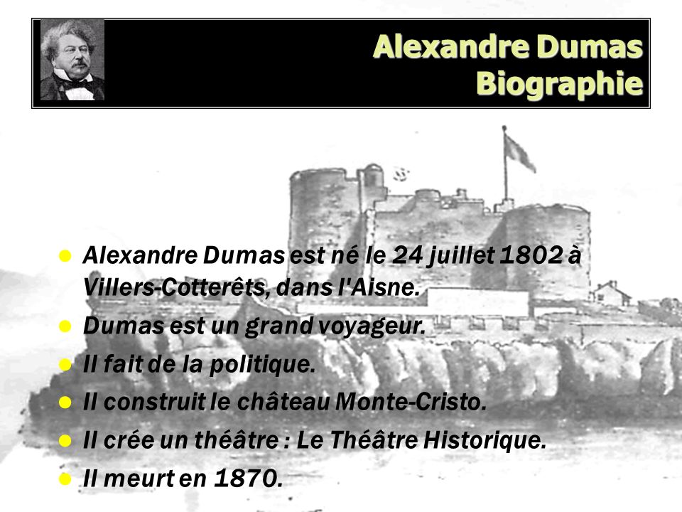 Alexandre Dumas Biographie