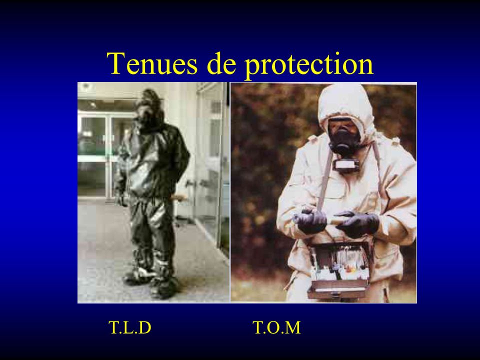 Tenues de protection T.L.D T.O.M