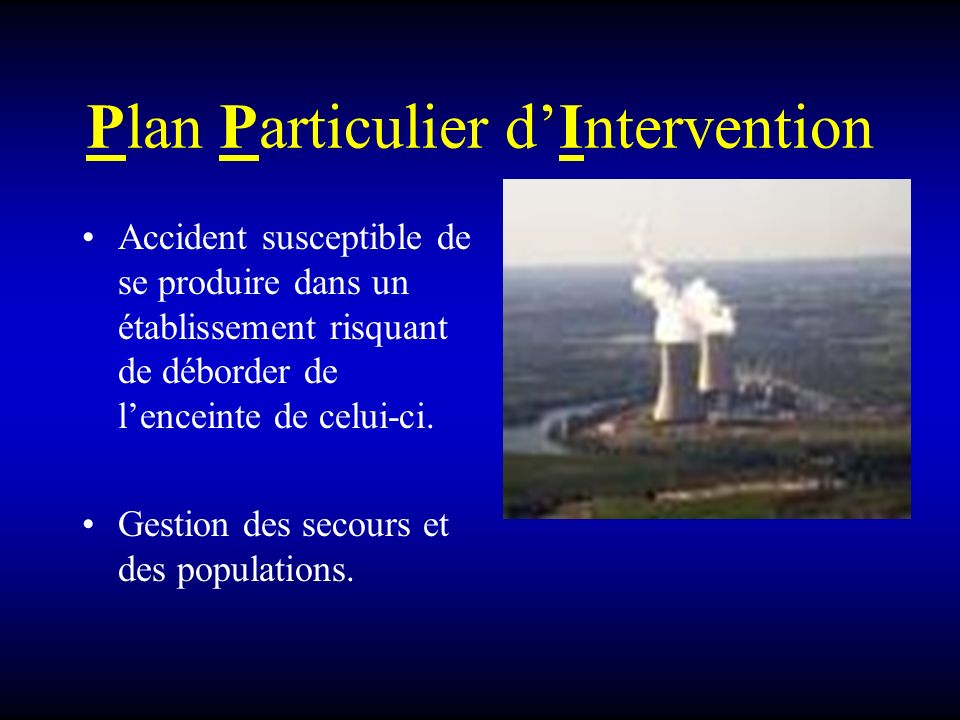 Plan Particulier d’Intervention