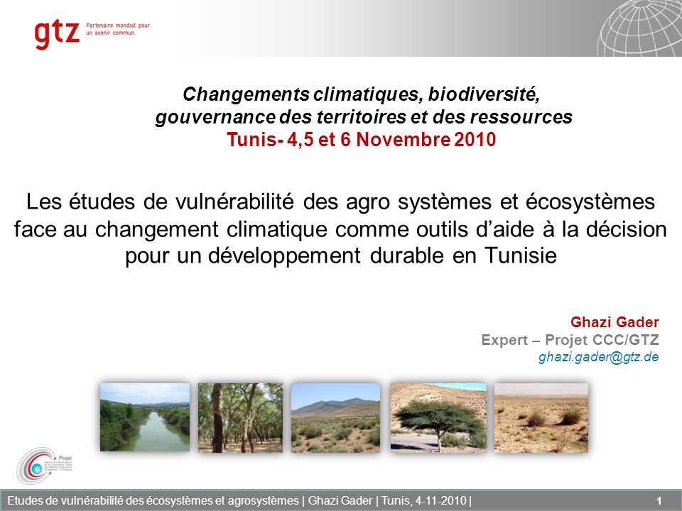 Changements climatiques, biodiversité,