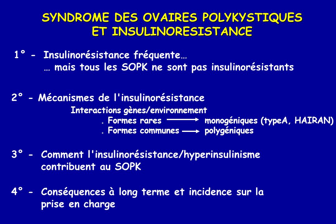 Le syndrome des ovaires polykystiques (SOPK) - ScienceDirect
