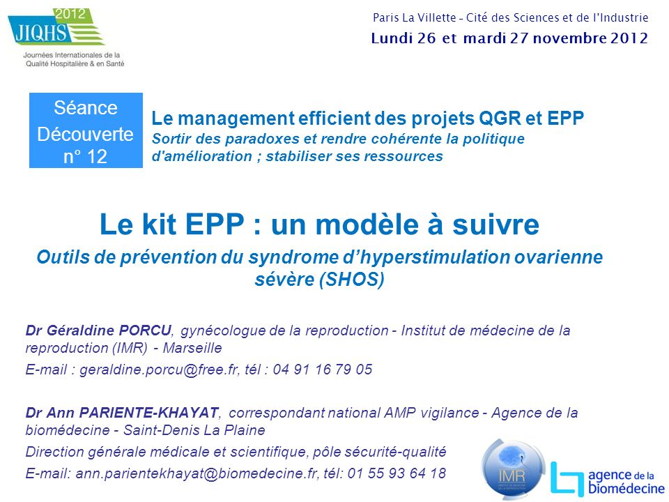 Le kit EPP : un modèle à suivre