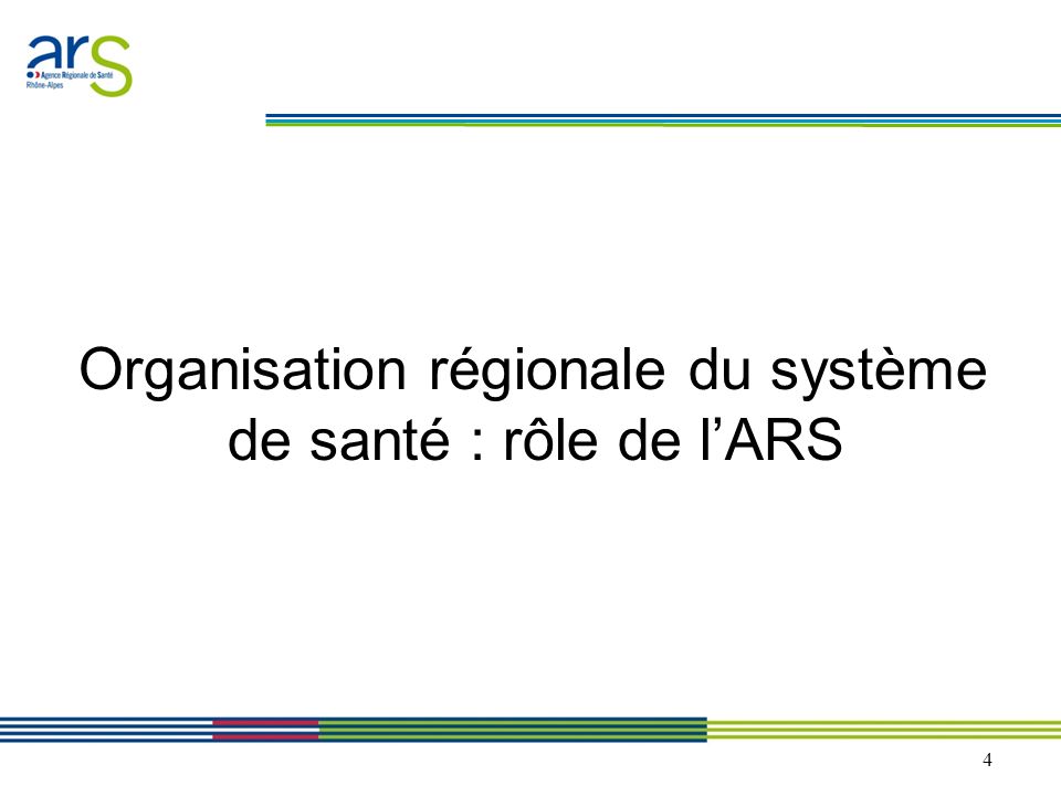 Organisation régionale du système de santé : rôle de l’ARS