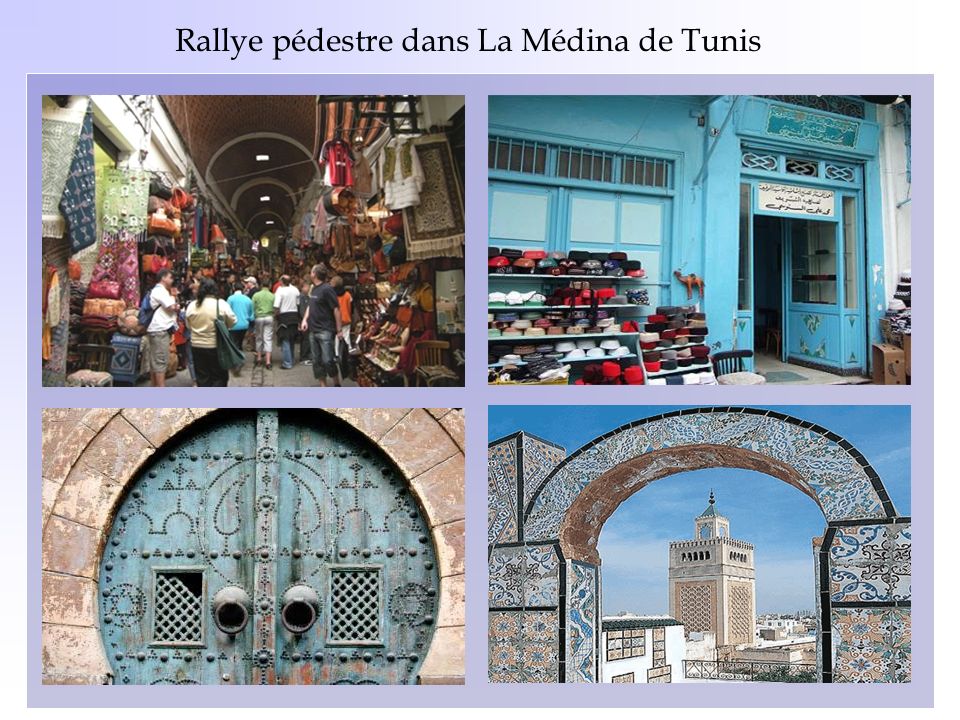 Rallye pédestre dans La Médina de Tunis