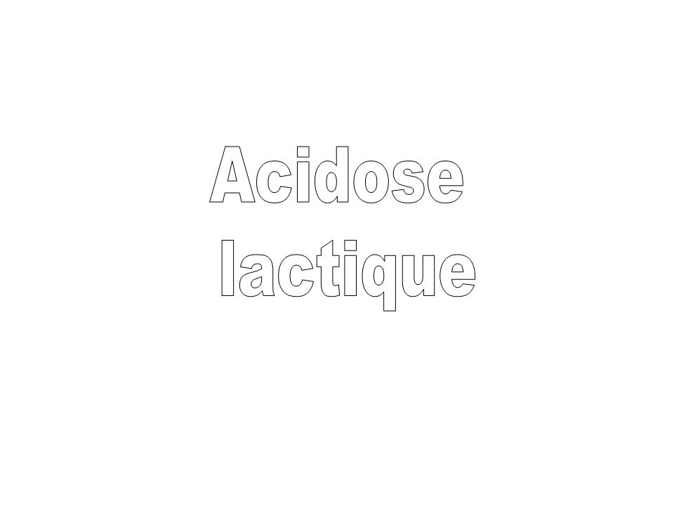 Acidose lactique