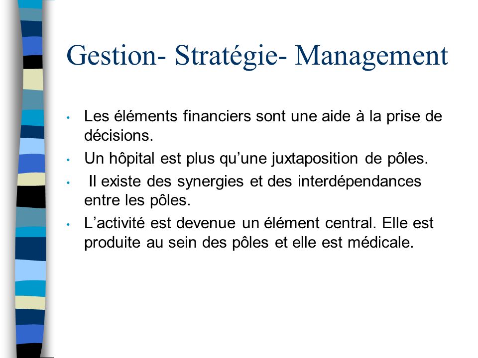 Gestion- Stratégie- Management