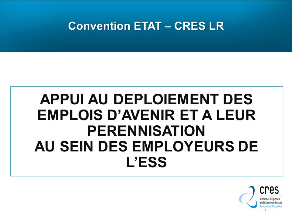 Convention ETAT – CRES LR