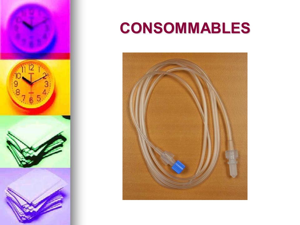 CONSOMMABLES