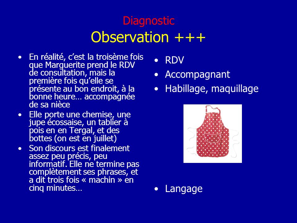 Diagnostic Observation +++