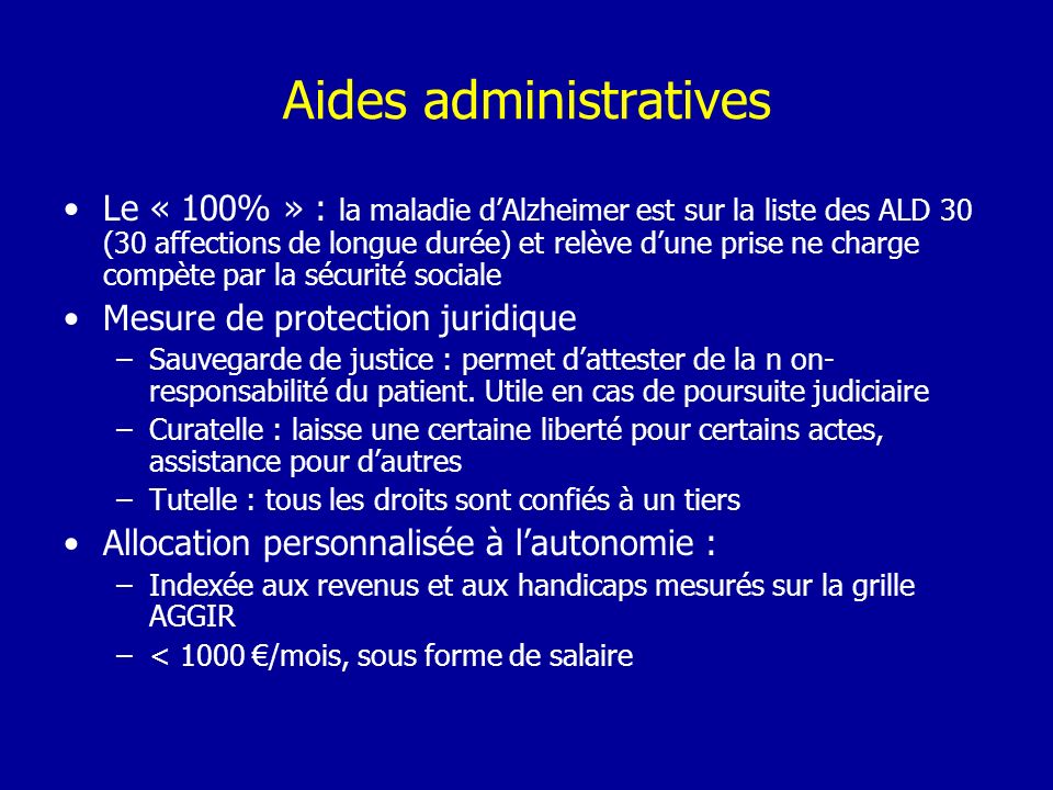 Aides administratives