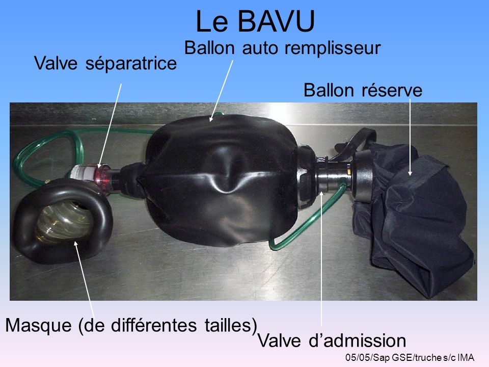 Le BAVU Ballon auto remplisseur Valve séparatrice Ballon réserve