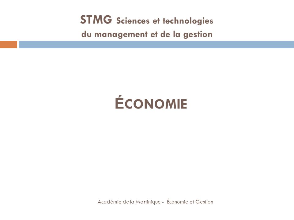 STMG Sciences et technologies du management et de la gestion
