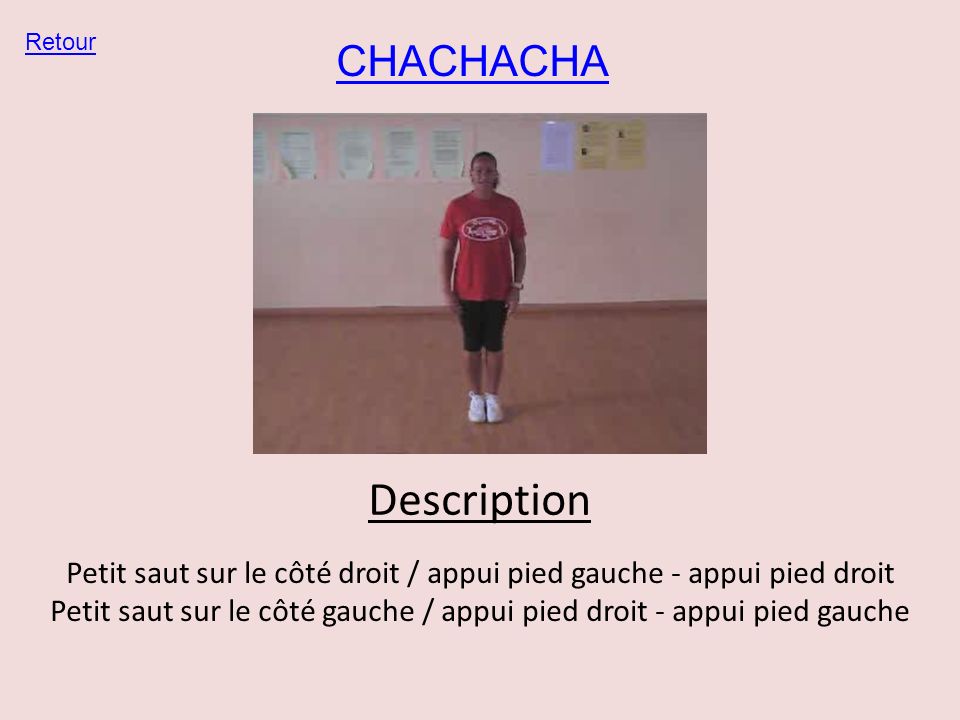 Description CHACHACHA
