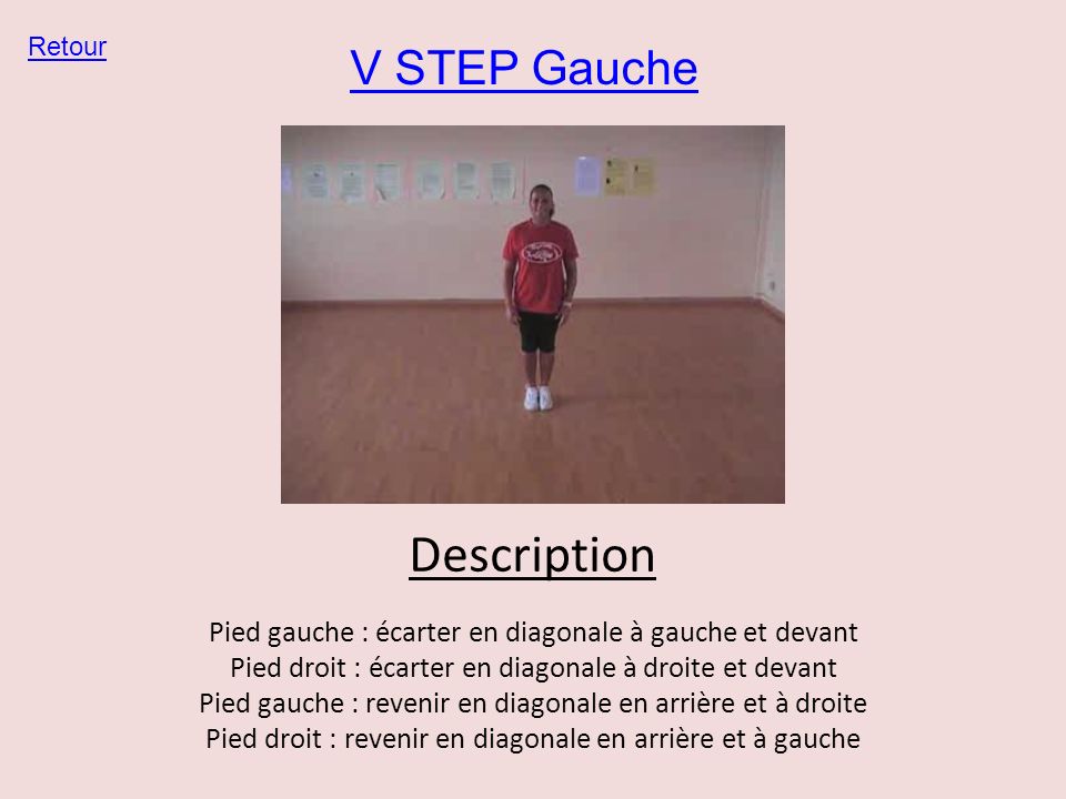 Description V STEP Gauche