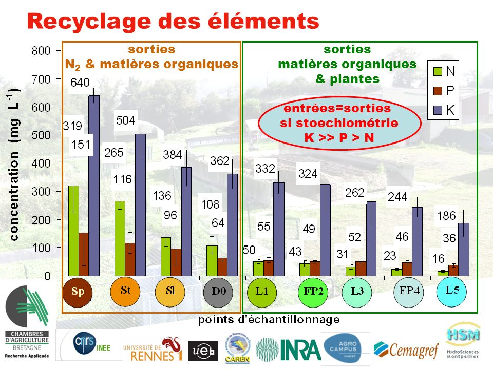 N2 & matières organiques