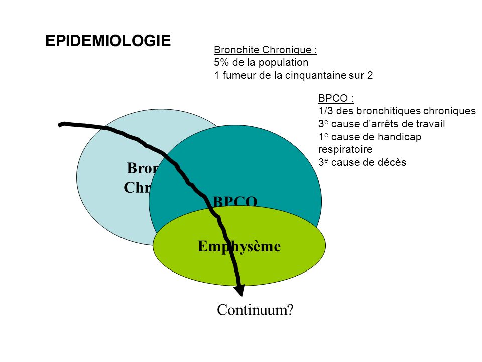 Bronchite Chronique BPCO Emphysème