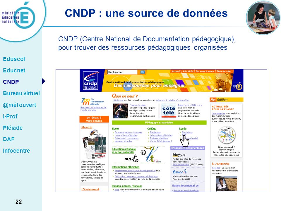 CNDP : une source de données