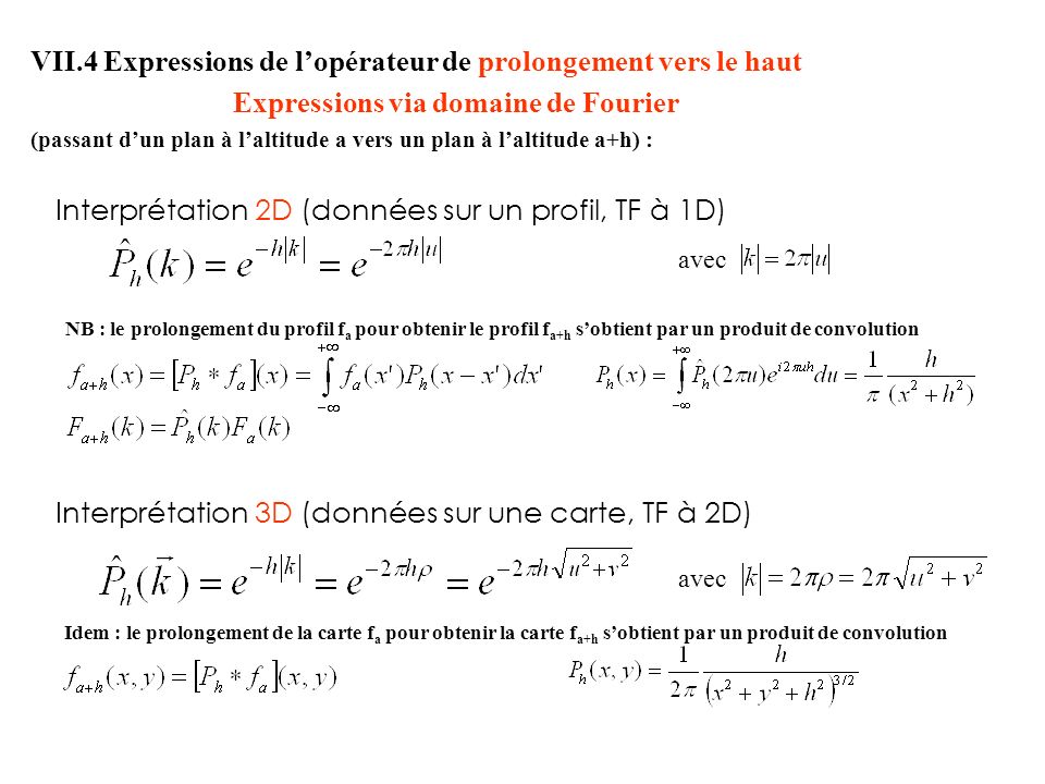 Expressions via domaine de Fourier