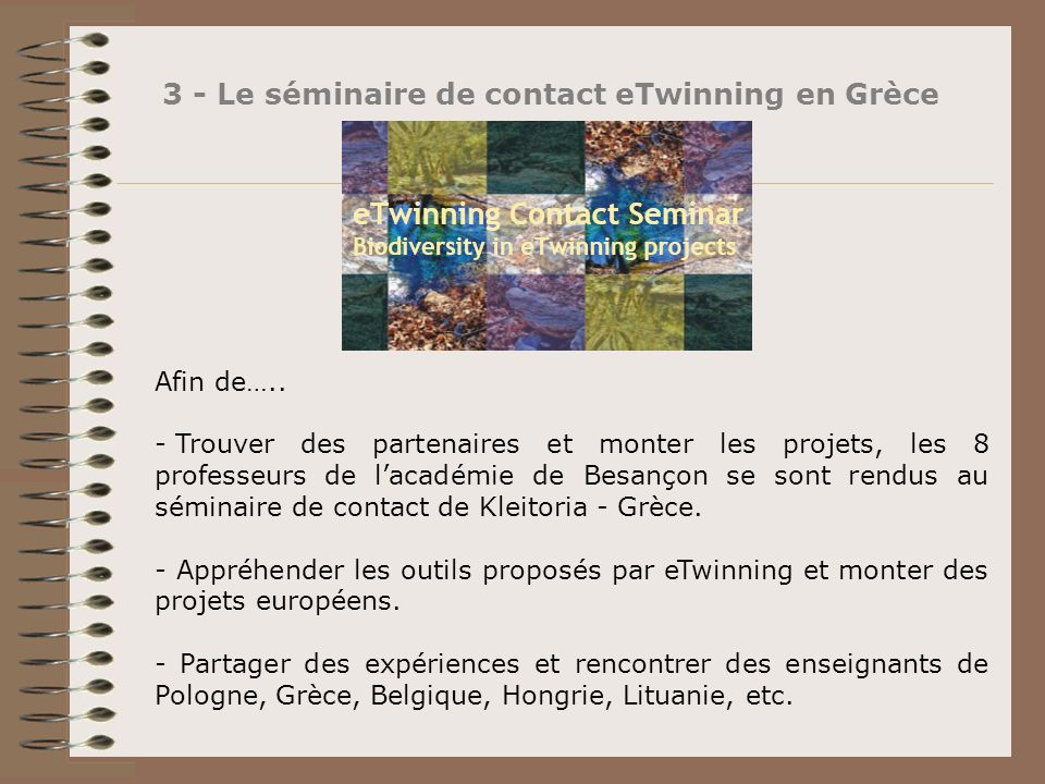 3 - Le séminaire de contact eTwinning en Grèce