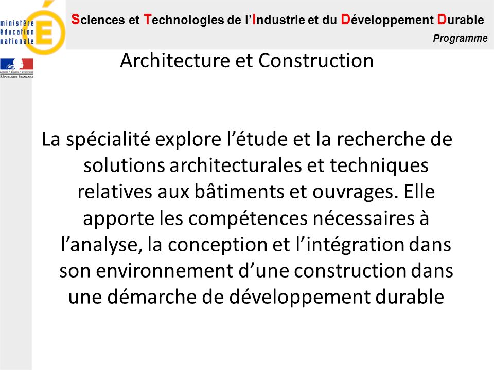Architecture et Construction