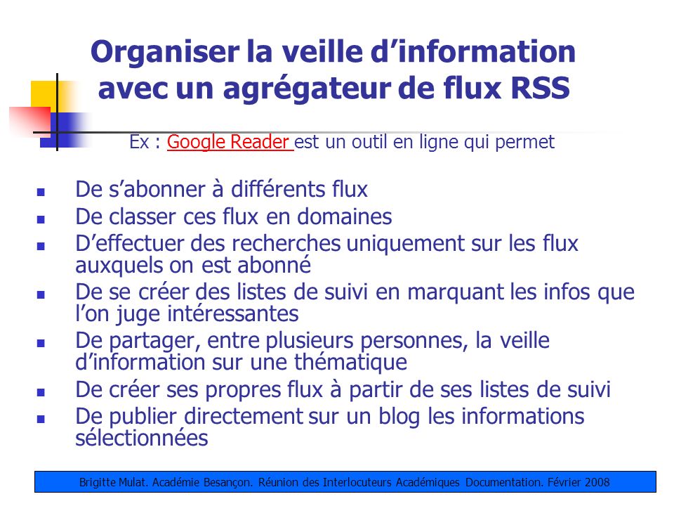Organiser la veille d’information avec un agrégateur de flux RSS