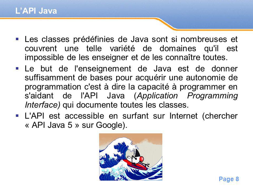 L’API Java