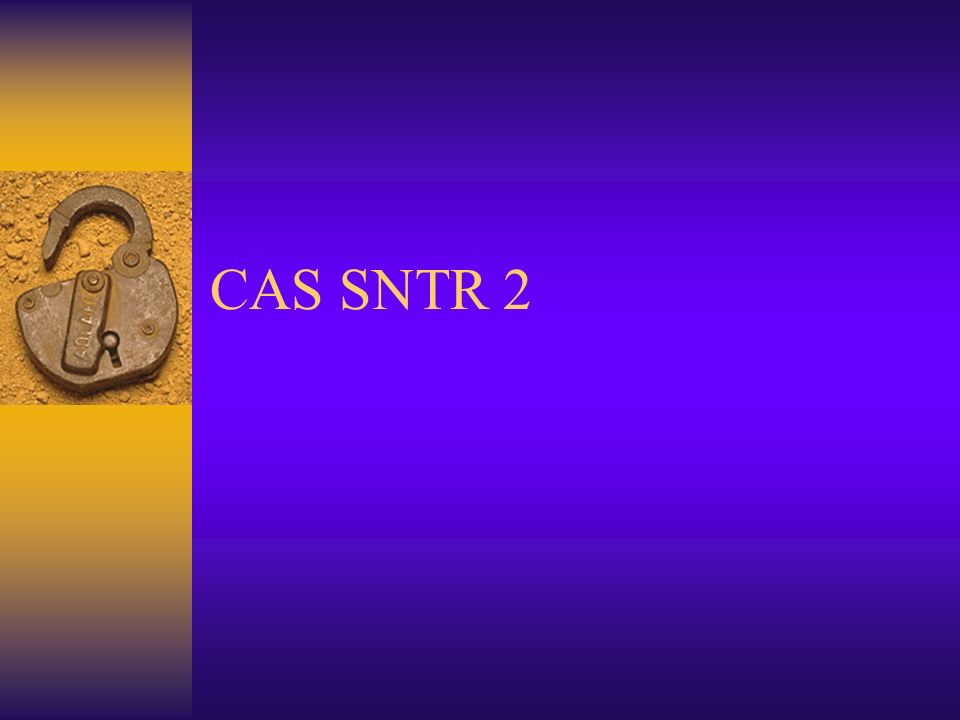 CAS SNTR 2