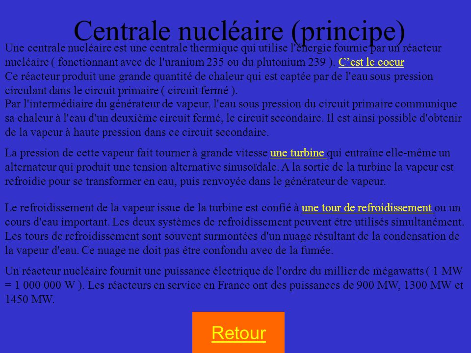 Centrale nucléaire (principe)
