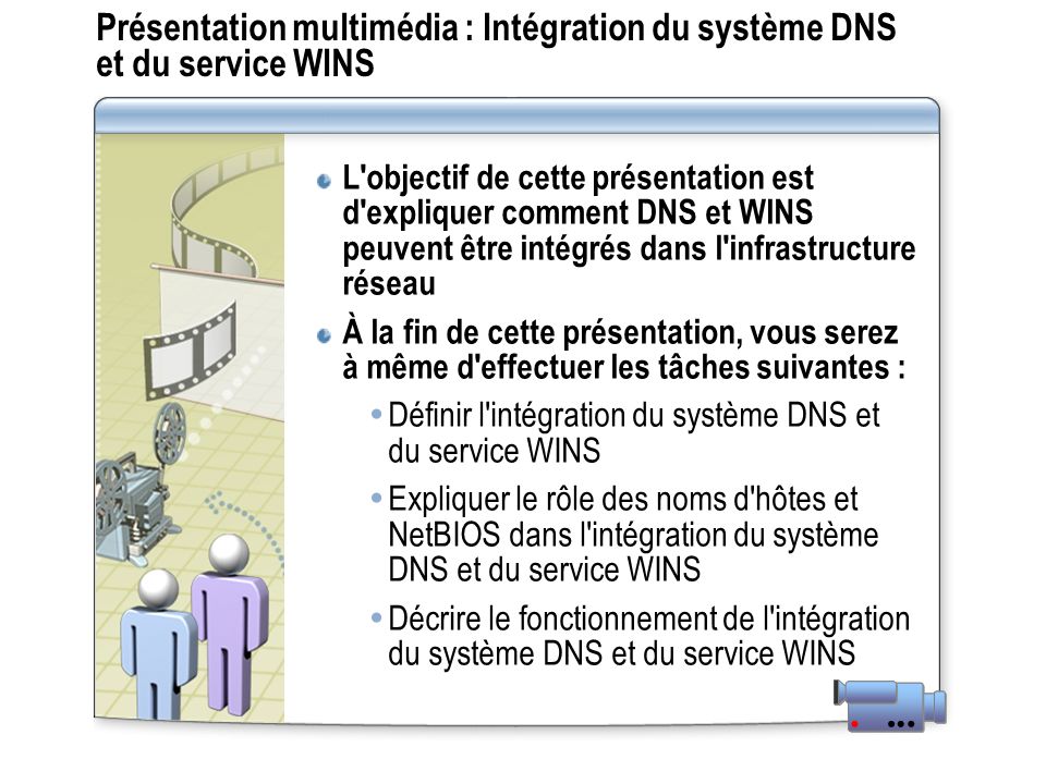 Présentation multimédia : Intégration du système DNS et du service WINS